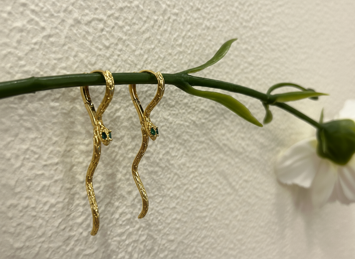 Snake Bali Earrings