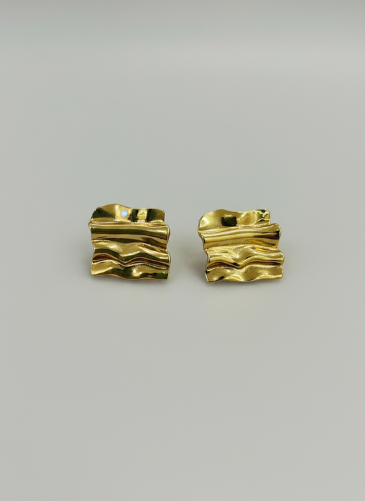 Golden Wave Earrings
