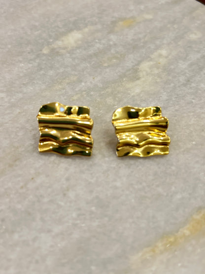 Golden Wave Earrings
