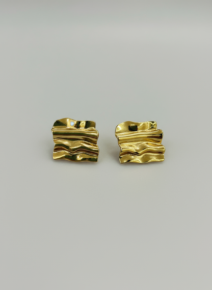Golden Wave Earrings