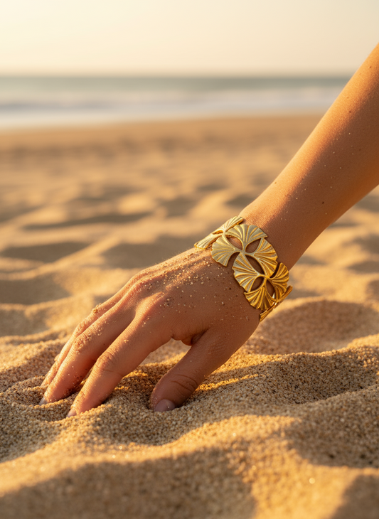 Golden Leaf Bracelet