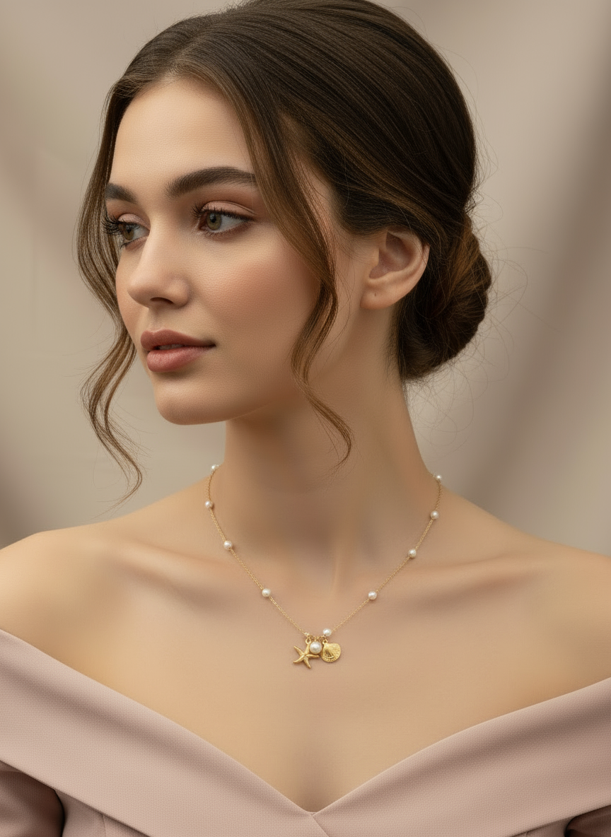 Starfish Shell Pendant