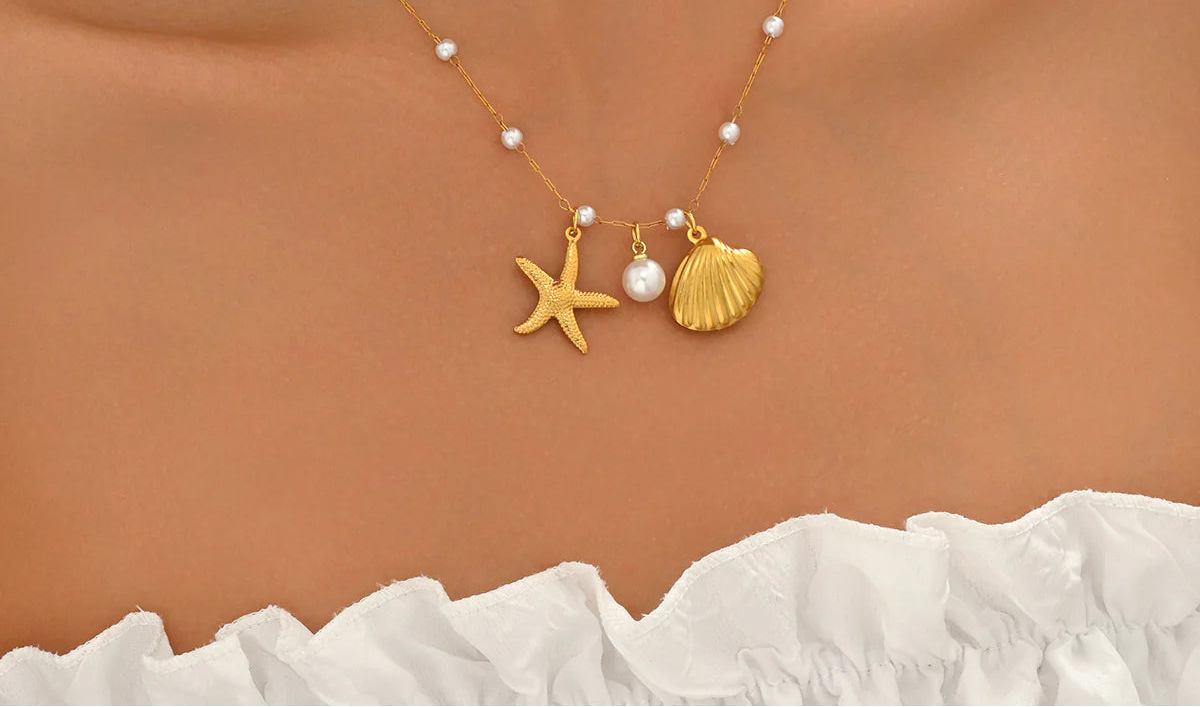 Starfish Shell Pendant
