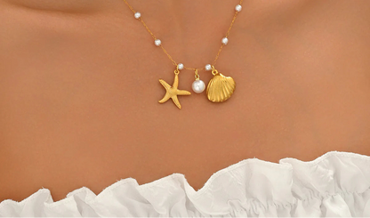 Starfish Shell Pendant
