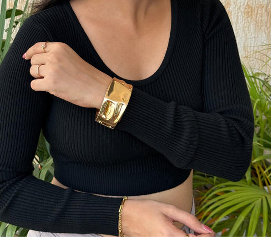 Golden Cuff Bracelet