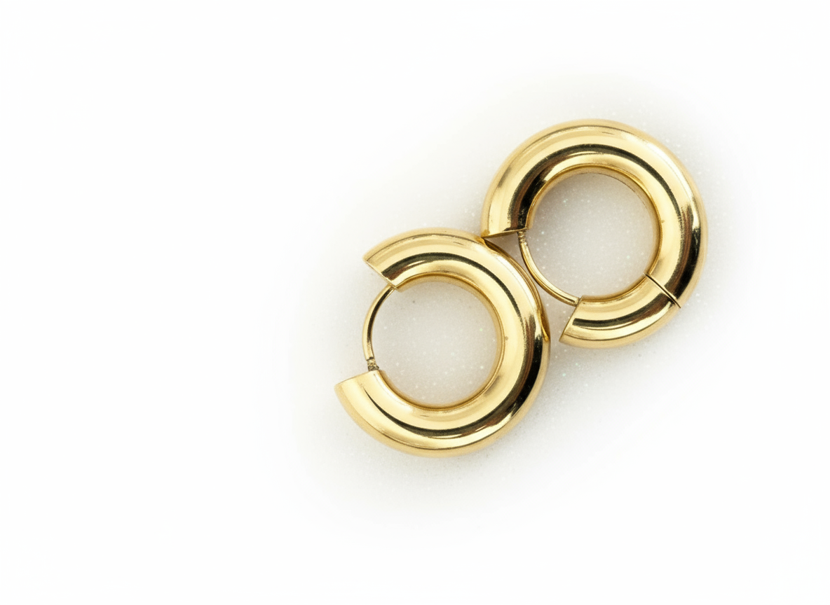 Golden Verse Classic Hoops ( Small )