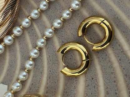 Golden Verse Classic Hoops ( Small )