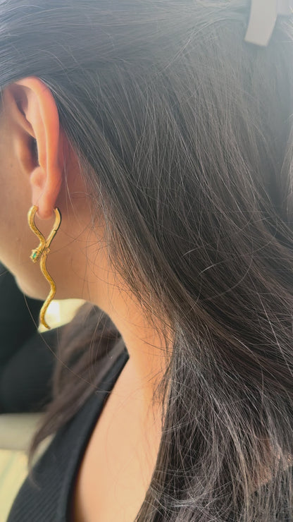 Snake Bali Earrings